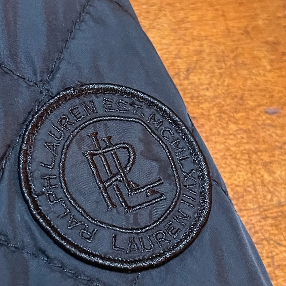 Ralph Lauren Womens Quilted Coat Jacket Black Size Medium - Picture 4 of 11